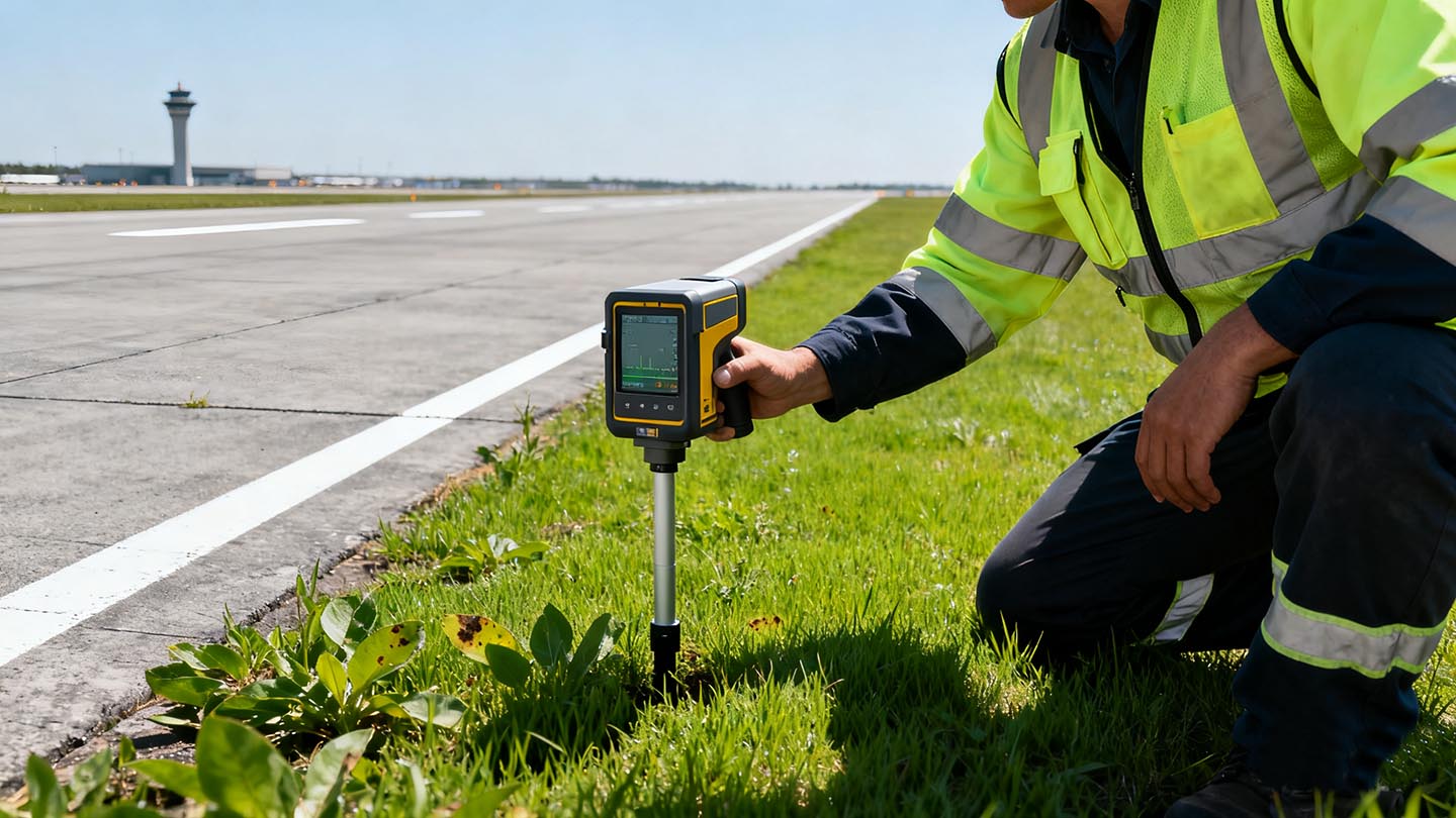 机场飞行区植被生长监测系统