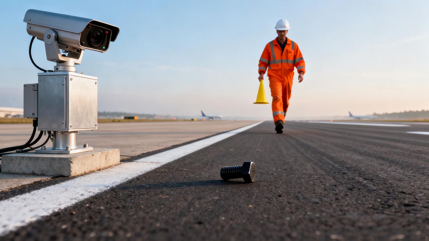 机场跑道外来物FOD监测系统